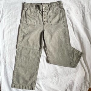 American Eagle Cropped Straight Leg Jeans